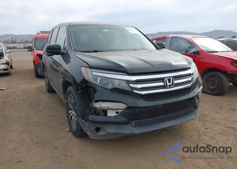 2017 Honda Pilot Ex-L из США, поврежденный, VIN 5FNYF5H86HB014183